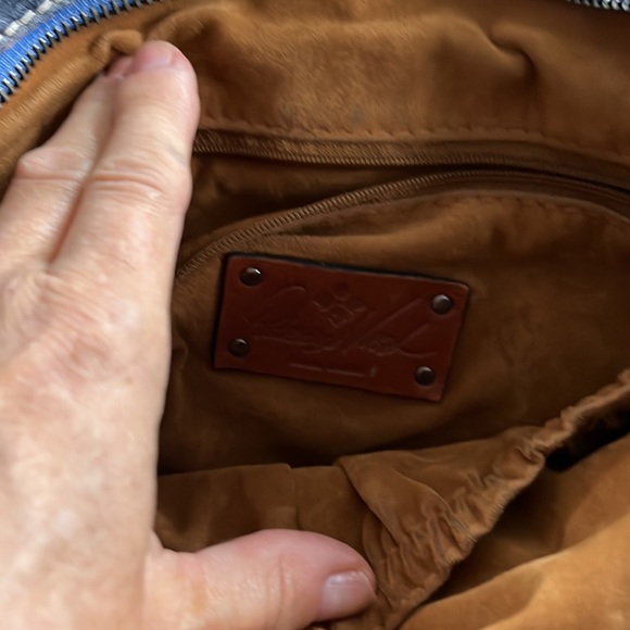 Patricia Nash purse /tote navy floral - Picture 2 of 6